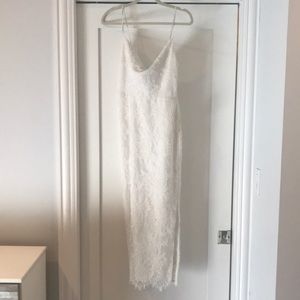 Bhldn Amsale Connie Dress Ivory US 4 New with Tags